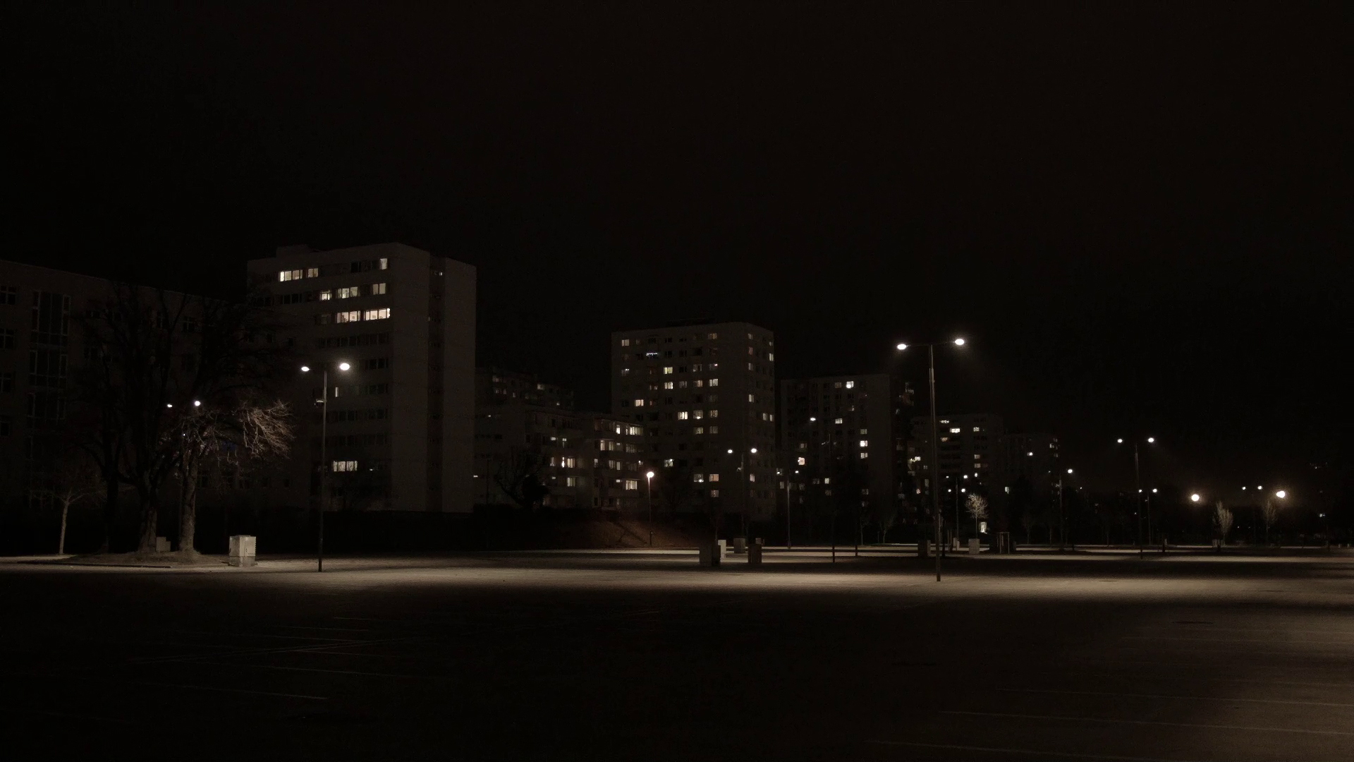 Stadt in Nacht